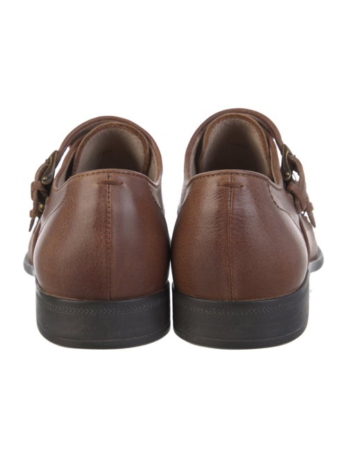 John Varvatos Leather Monk Straps