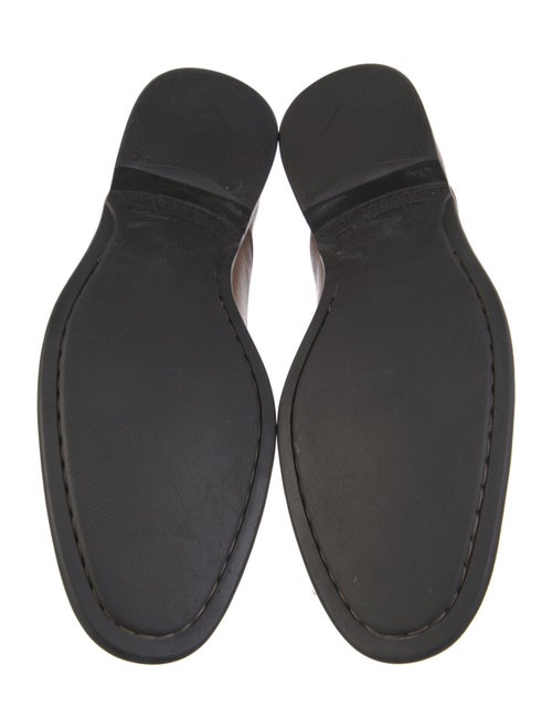 John Varvatos Leather Monk Straps