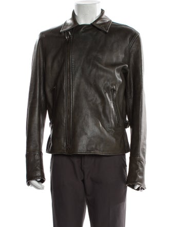John Varvatos Lambskin Moto Jacket