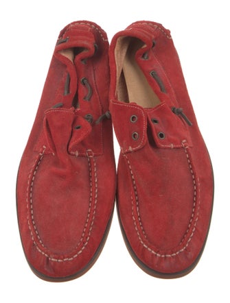 John Varvatos Suede Boat Shoes