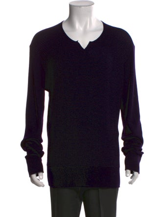 John Varvatos Wool V-Neck Pullover