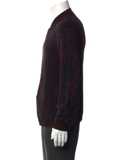 John Varvatos Mock Neck Long Sleeve Cardigan