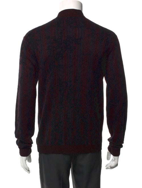 John Varvatos Mock Neck Long Sleeve Cardigan