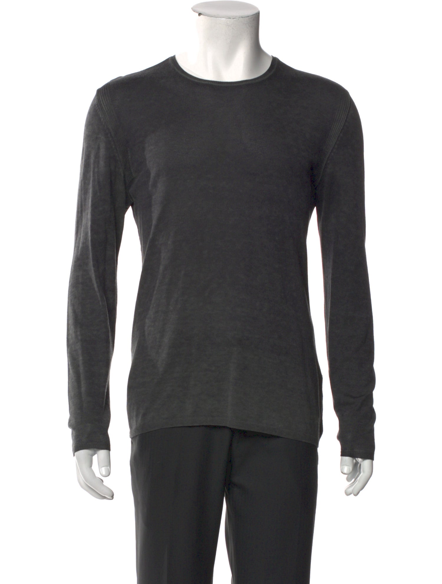 John Varvatos Silk Crew Neck Pullover