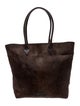 John Varvatos Calf Hair Tote
