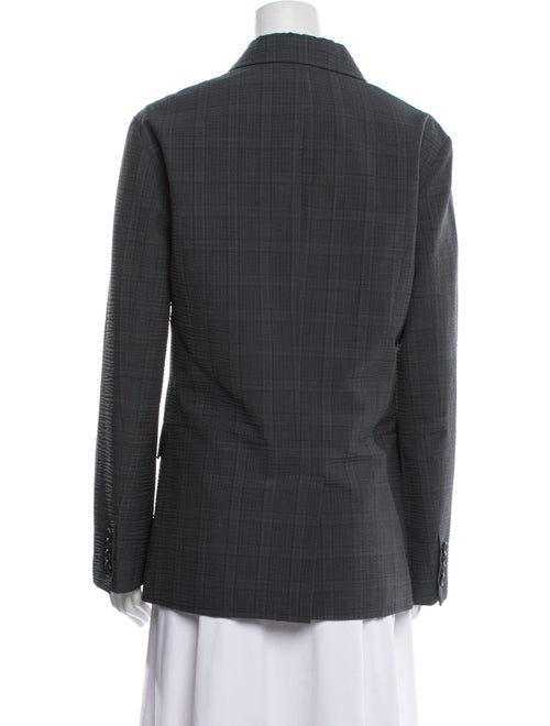 John Varvatos Wool Plaid Print Blazer