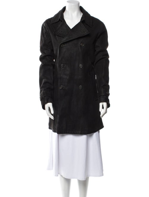 John Varvatos Suede Peacoat