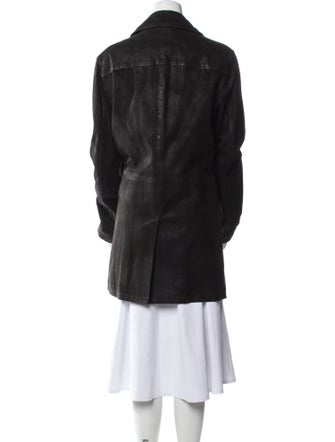 John Varvatos Suede Peacoat