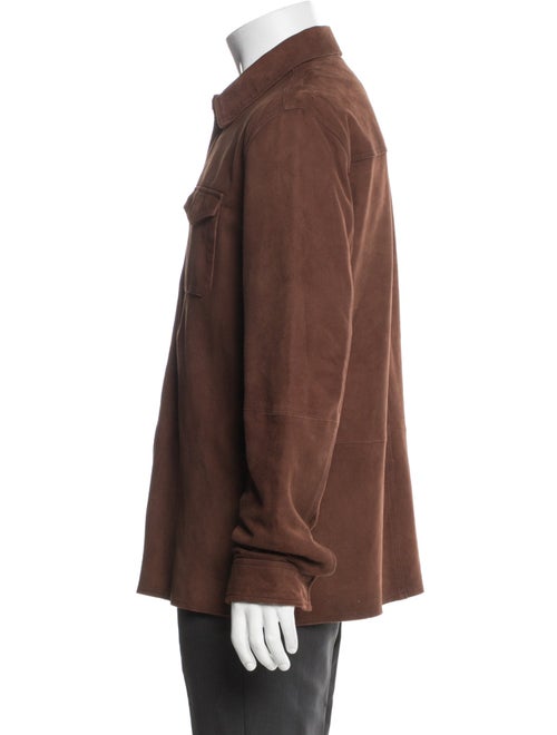 John Varvatos Suede Utility Jacket