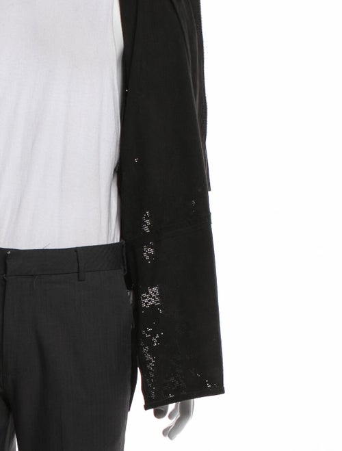 John Varvatos Goat Leather Overcoat