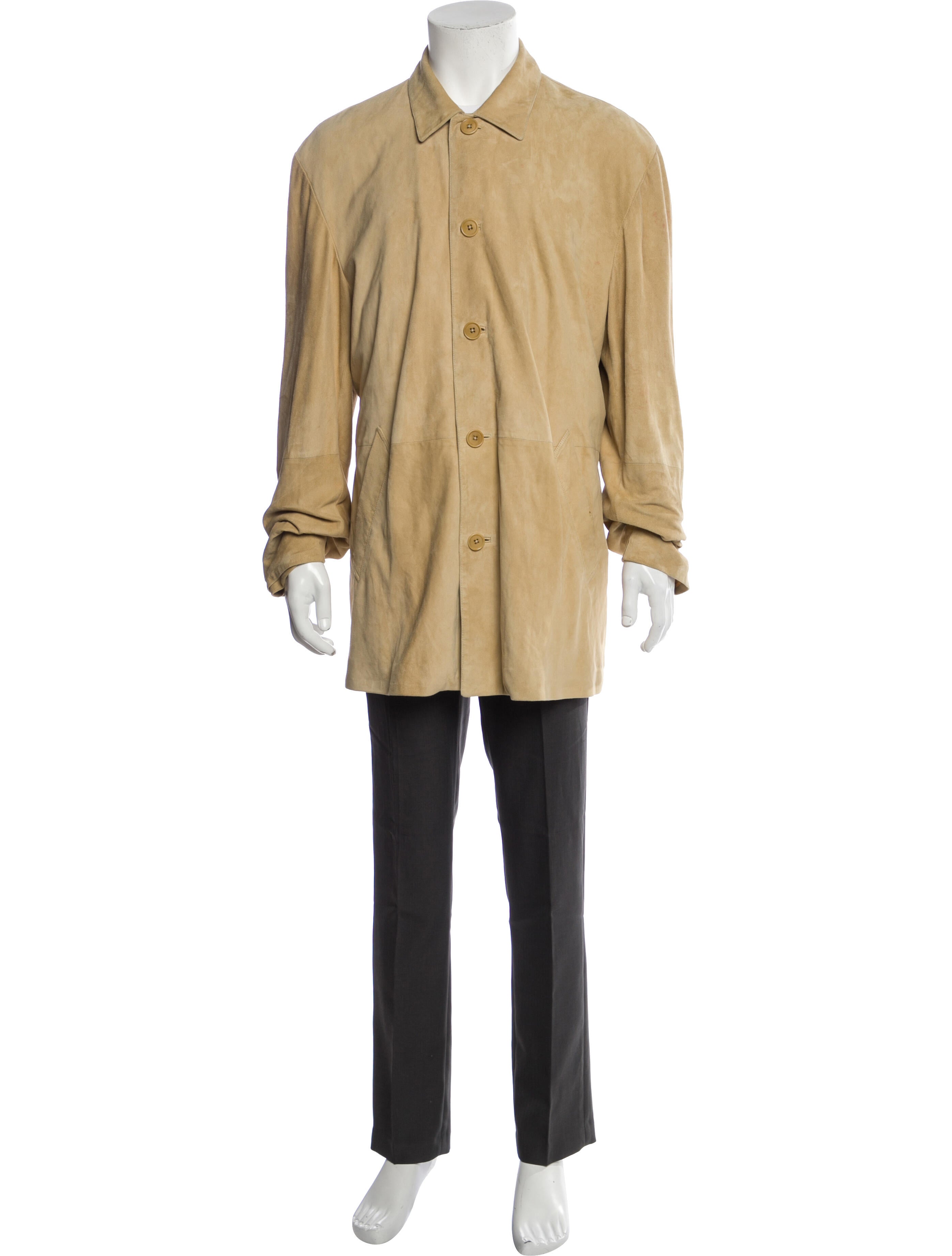 John Varvatos Suede Coat