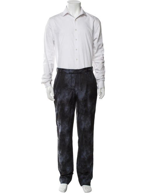 John Varvatos Printed Three-Piece Suit
