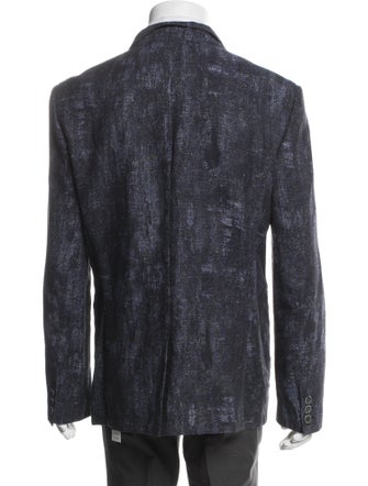 John Varvatos Plaid Print Blazer
