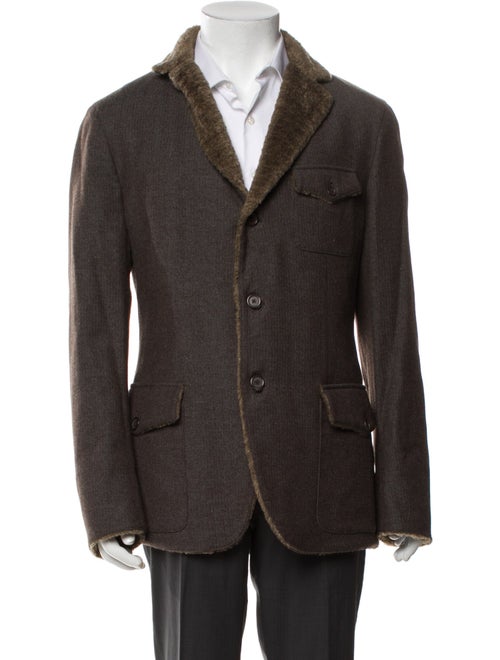John Varvatos Virgin Wool Peacoat