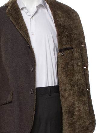 John Varvatos Virgin Wool Peacoat