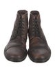 John Varvatos Leather Lace-Up Boots