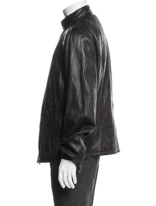 John Varvatos Lambskin Moto Jacket