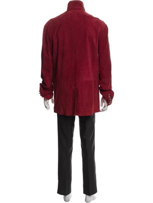 John Varvatos Suede Trench Coat