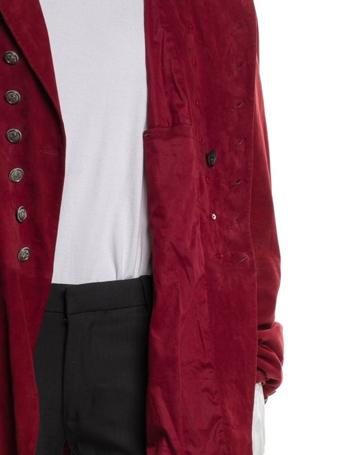 John Varvatos Suede Trench Coat