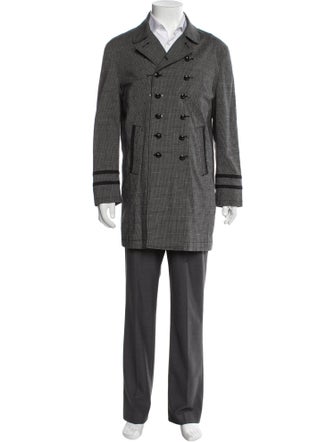 John Varvatos Star USA Plaid Print Sport Coat