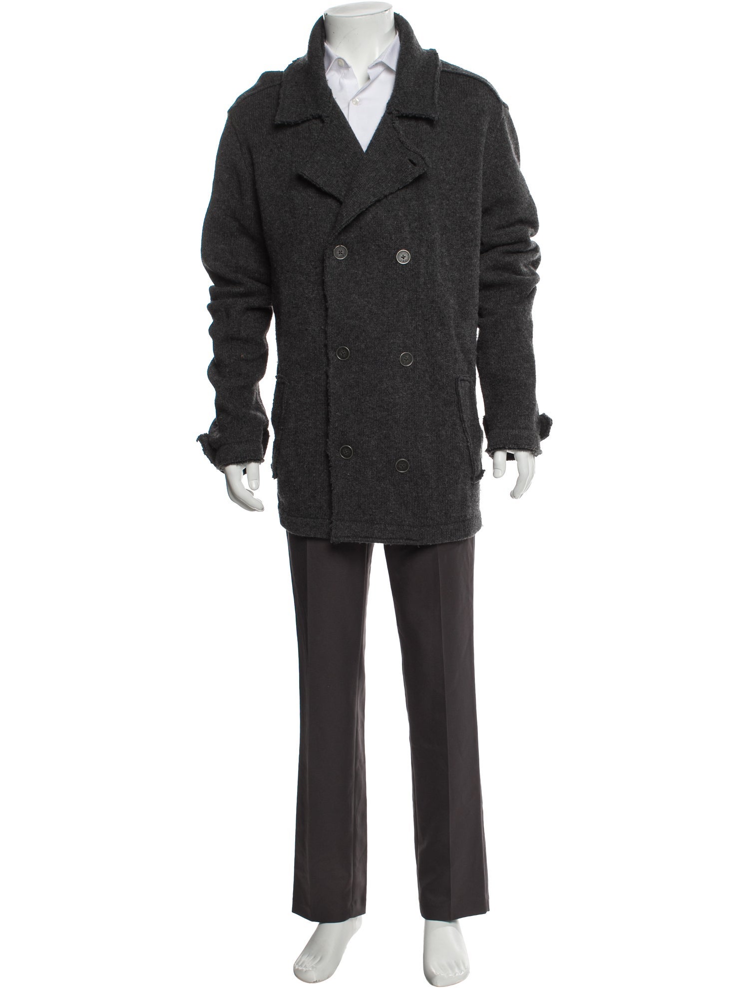 John Varvatos Wool V-Neck Cardigan