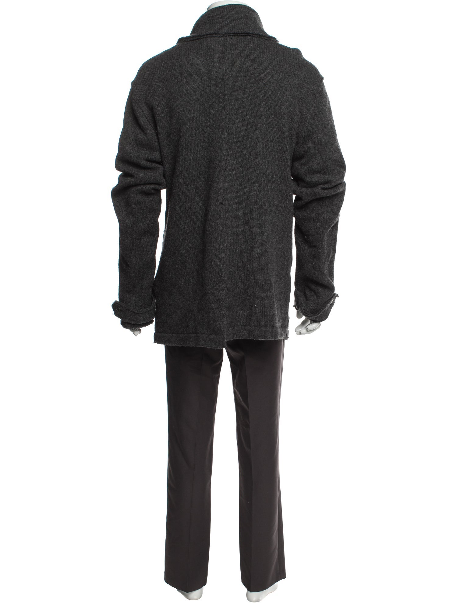 John Varvatos Wool V-Neck Cardigan