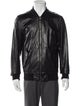 John Varvatos Eel Skin Bomber Jacket