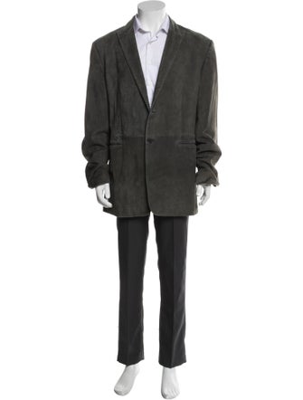 John Varvatos Suede Overcoat
