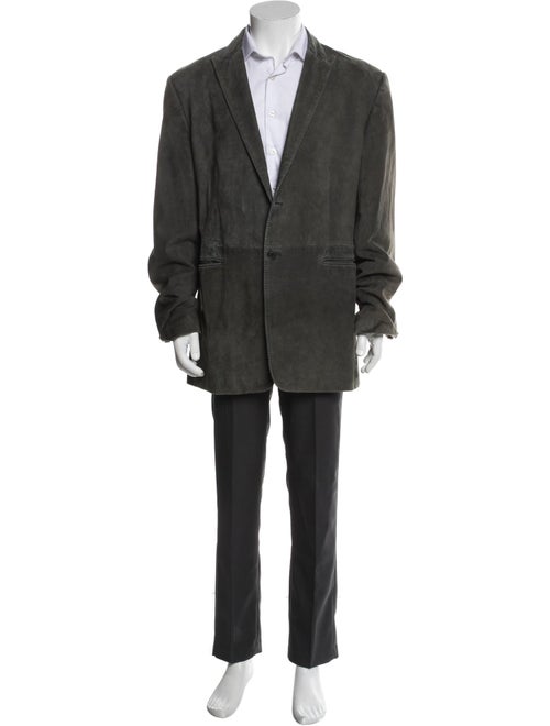 John Varvatos Suede Overcoat