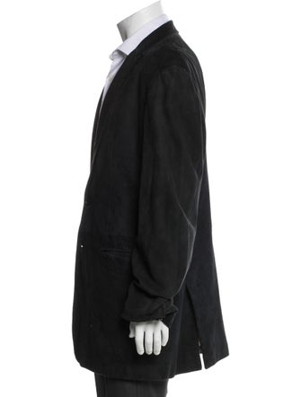John Varvatos Suede Overcoat