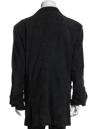 John Varvatos Suede Overcoat