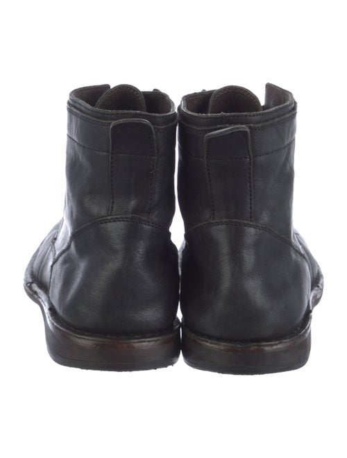 John Varvatos Leather Lace-Up Boots