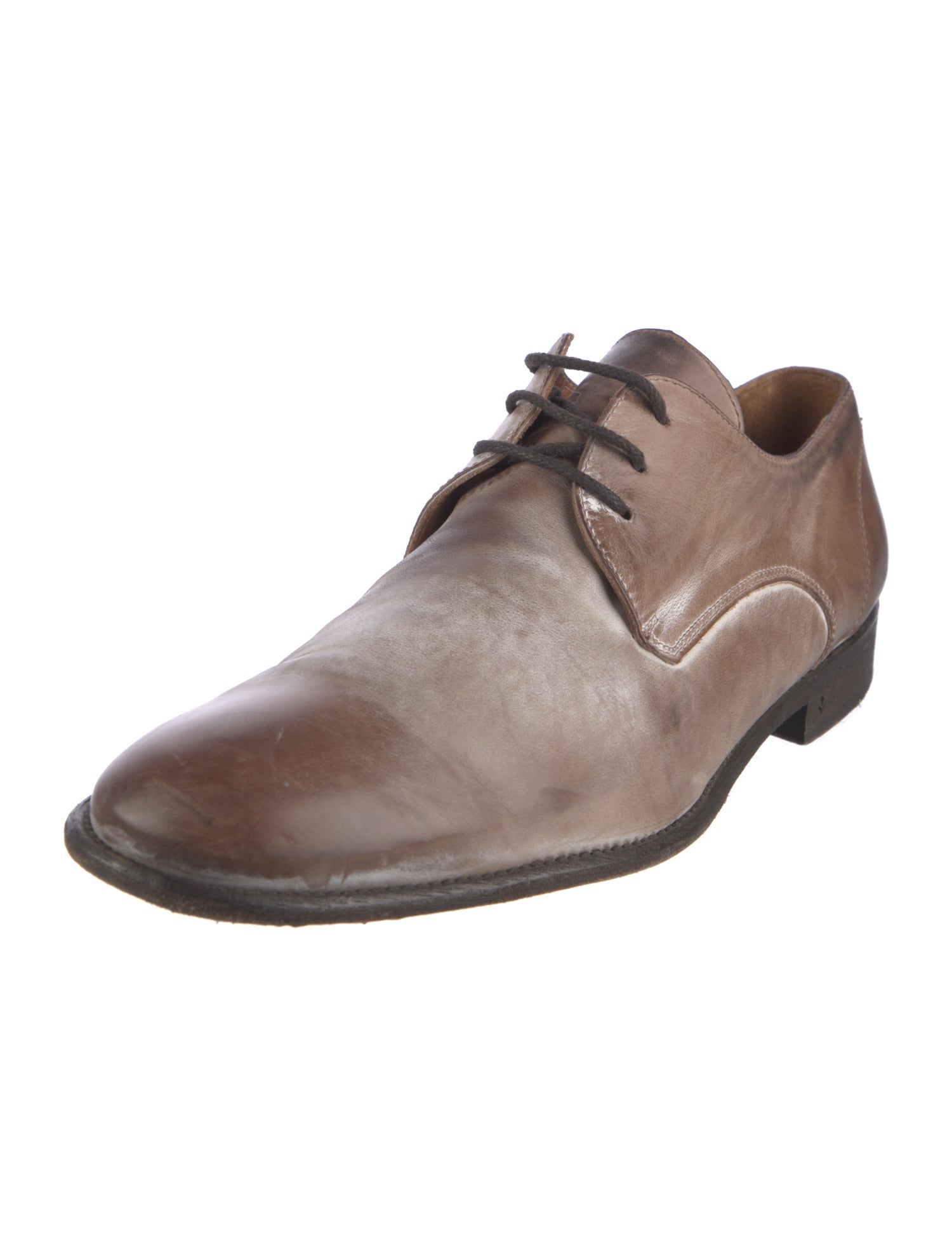 John Varvatos Leather Derby Shoes