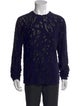 John Varvatos Printed Crew Neck Cardigan