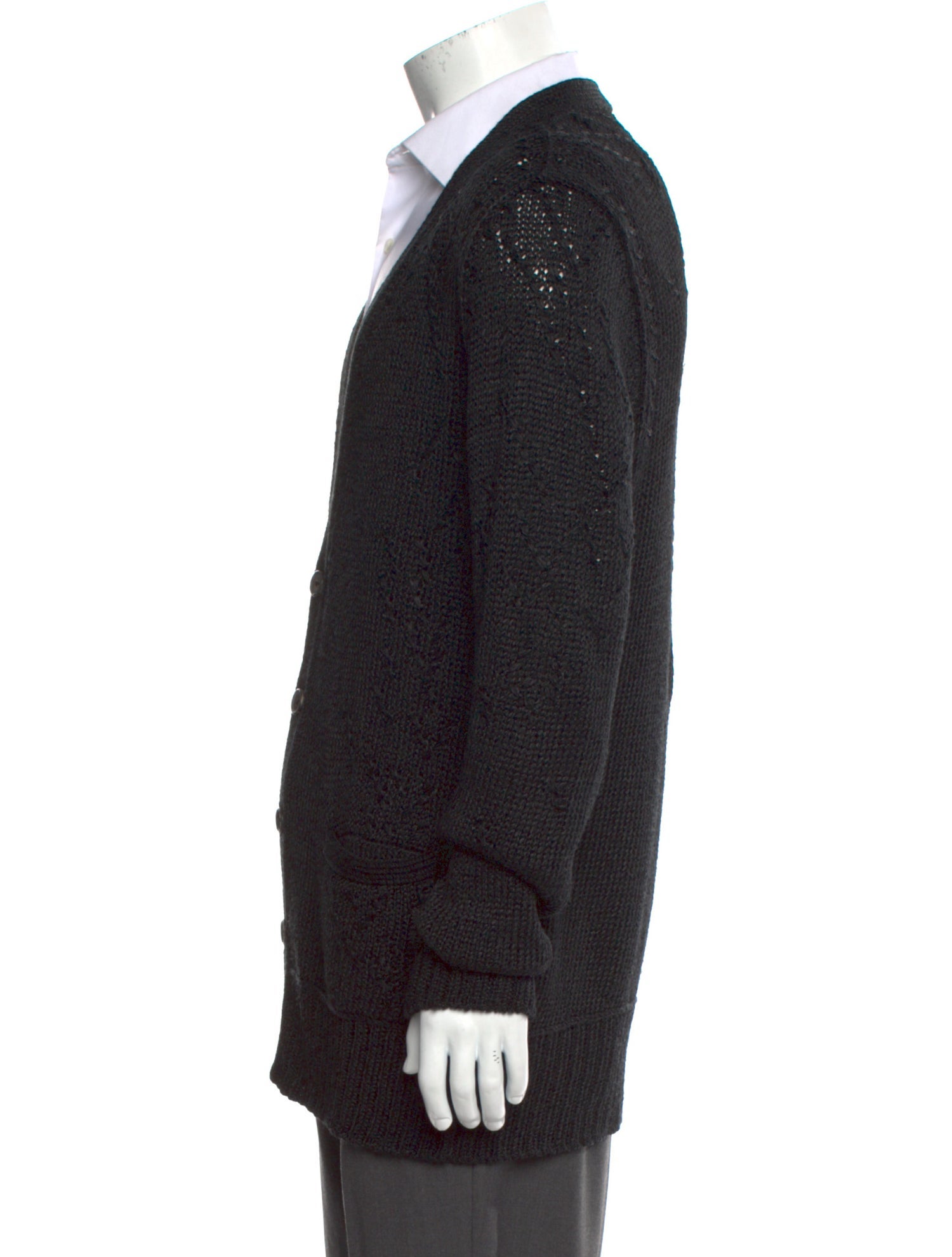John Varvatos V-Neck Long Sleeve Cardigan