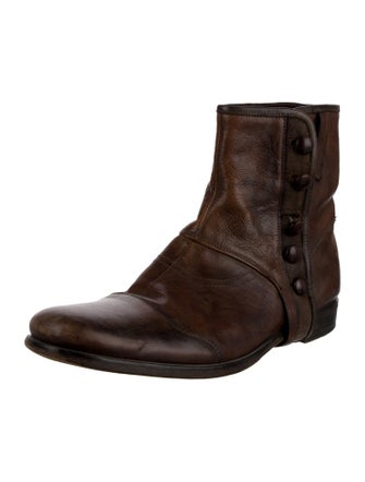 John Varvatos Leather Boots