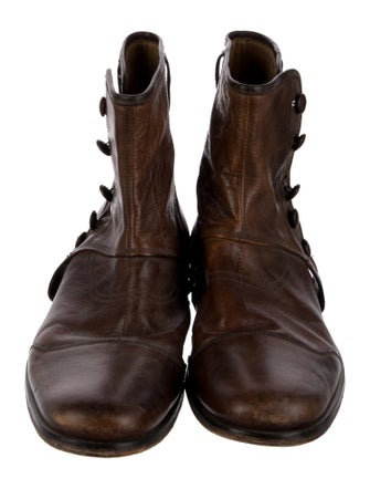 John Varvatos Leather Boots