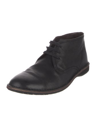 John Varvatos Leather Derby Shoes