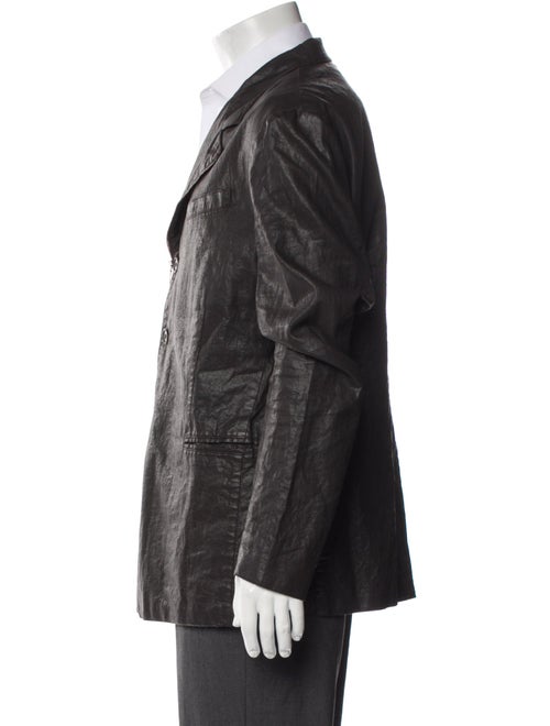 John Varvatos Linen Moto Jacket