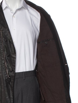 John Varvatos Linen Moto Jacket