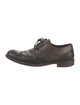 John Varvatos Leather Eyelet Trim Brogues