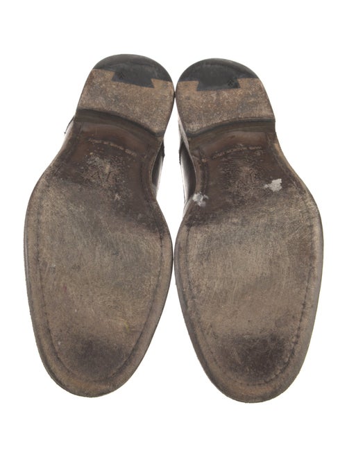 John Varvatos Leather Eyelet Trim Brogues