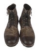 John Varvatos Leather Lace-Up Boots