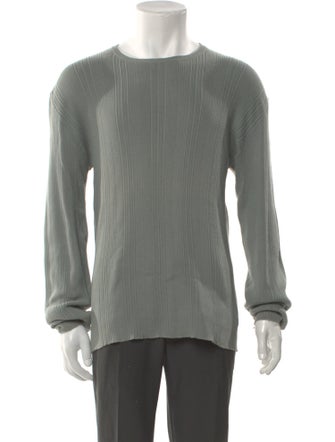 John Varvatos Crew Neck Long Sleeve Pullover