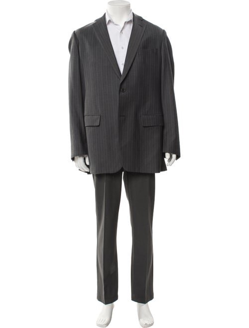 John Varvatos Wool Striped Two-Piece Blazer