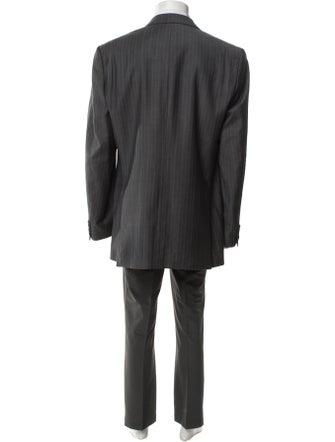 John Varvatos Wool Striped Two-Piece Blazer