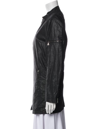 John Varvatos Linen Moto Jacket