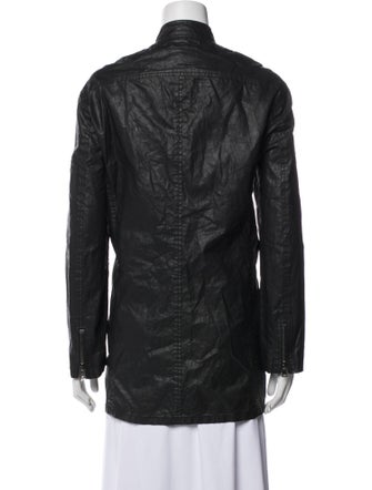 John Varvatos Linen Moto Jacket