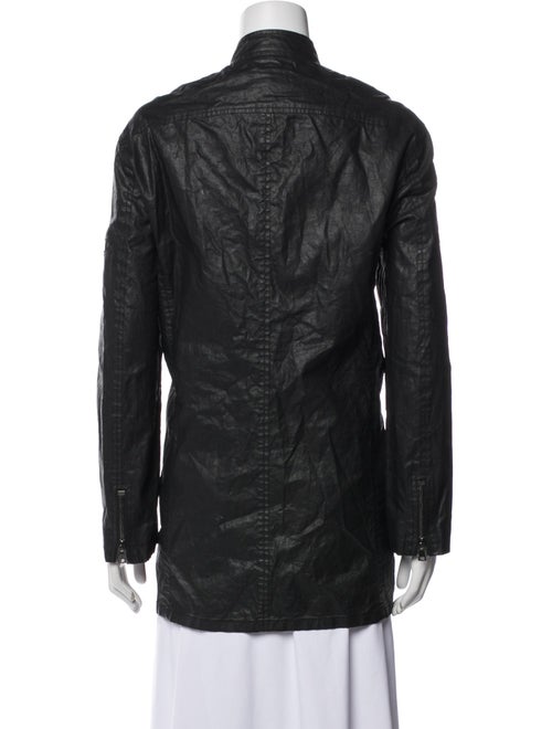 John Varvatos Linen Moto Jacket