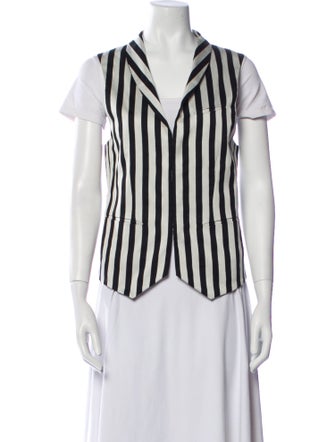 John Varvatos Striped Vest